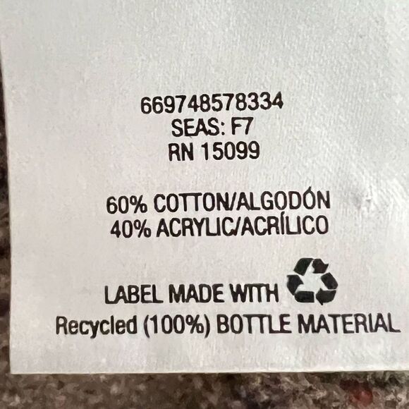 OUTDOOR LIFE Mens Brown 1/4 Zip Mock Long Sleeve Pullover Sweater - Picture 7 of 8